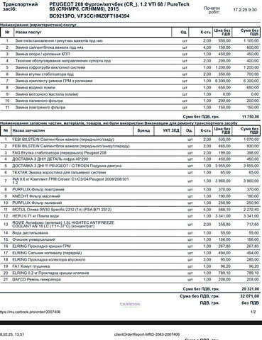 Оранжевый Пежо 208, объемом двигателя 1.2 л и пробегом 57 тыс. км за 9000 $, фото 22 на Automoto.ua