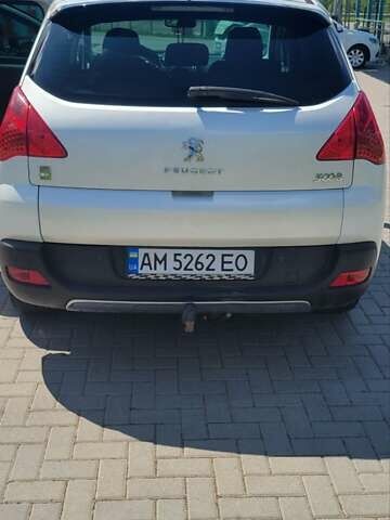 Білий Пежо 3008, об'ємом двигуна 2 л та пробігом 211 тис. км за 10200 $, фото 1 на Automoto.ua