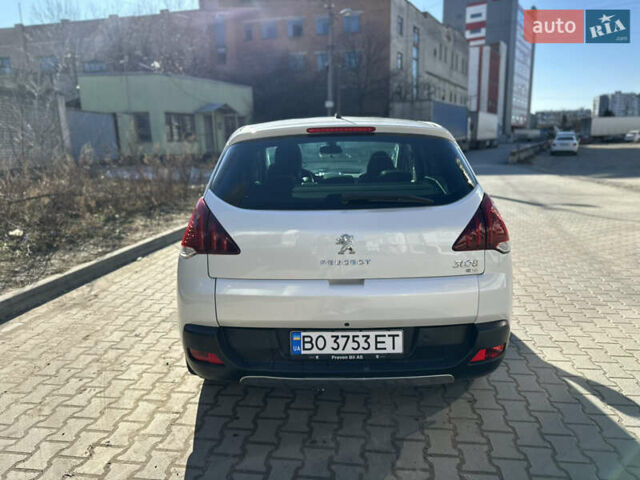 Белый Пежо 3008, объемом двигателя 1.56 л и пробегом 204 тыс. км за 10700 $, фото 1 на Automoto.ua