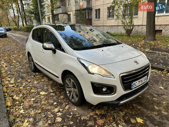 Белый Пежо 3008, объемом двигателя 1.56 л и пробегом 217 тыс. км за 12999 $, фото 1 на Automoto.ua