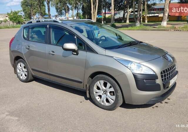 Бежевый Пежо 3008, объемом двигателя 1.56 л и пробегом 87 тыс. км за 9550 $, фото 1 на Automoto.ua