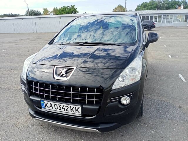 Черный Пежо 3008, объемом двигателя 1.6 л и пробегом 196 тыс. км за 8900 $, фото 1 на Automoto.ua