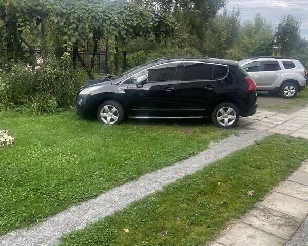 Черный Пежо 3008, объемом двигателя 1.56 л и пробегом 302 тыс. км за 7100 $, фото 1 на Automoto.ua
