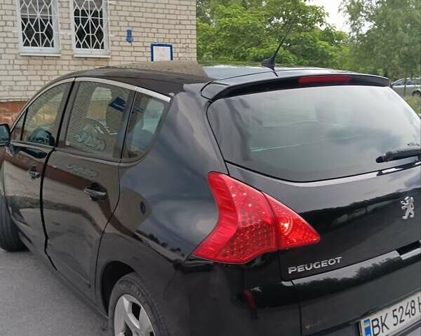 Черный Пежо 3008, объемом двигателя 2 л и пробегом 242 тыс. км за 8400 $, фото 8 на Automoto.ua