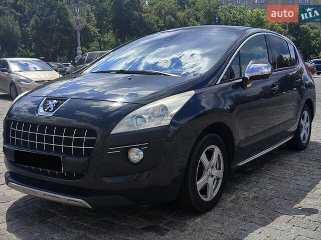 Черный Пежо 3008, объемом двигателя 1.6 л и пробегом 198 тыс. км за 6799 $, фото 1 на Automoto.ua