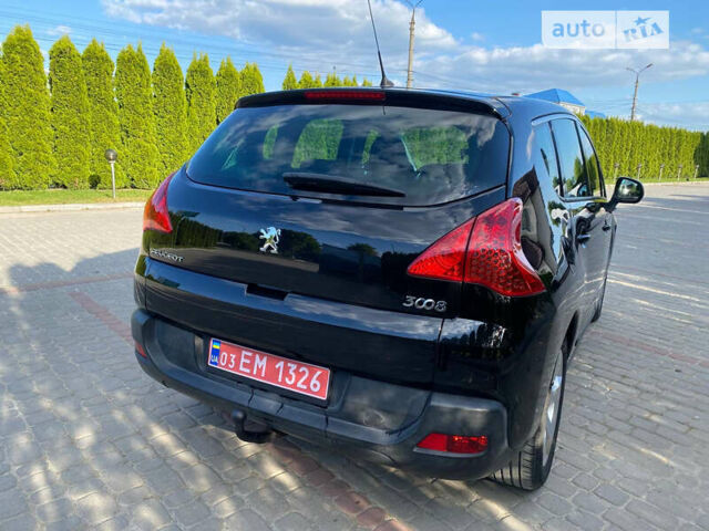 Чорний Пежо 3008, об'ємом двигуна 2 л та пробігом 224 тис. км за 7990 $, фото 3 на Automoto.ua