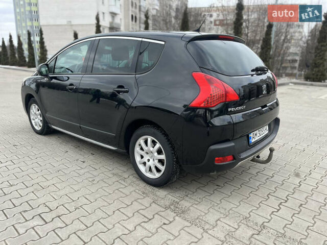 Черный Пежо 3008, объемом двигателя 1.56 л и пробегом 230 тыс. км за 7300 $, фото 5 на Automoto.ua