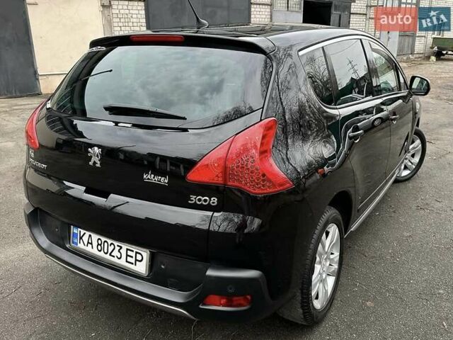Чорний Пежо 3008, об'ємом двигуна 2 л та пробігом 239 тис. км за 10500 $, фото 3 на Automoto.ua