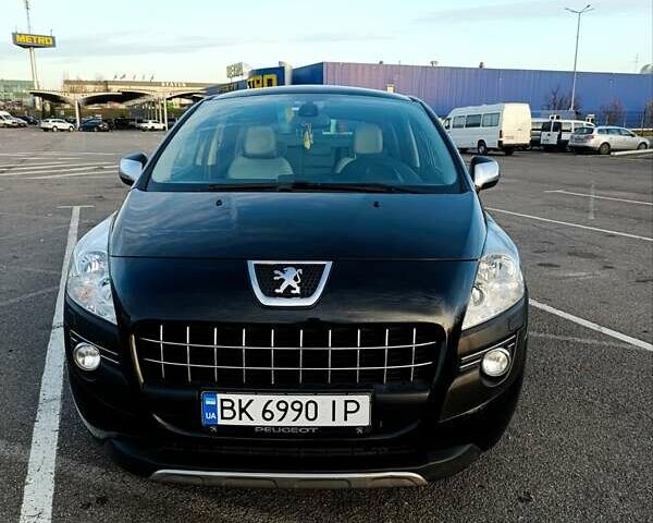 Черный Пежо 3008, объемом двигателя 1.56 л и пробегом 236 тыс. км за 7700 $, фото 2 на Automoto.ua