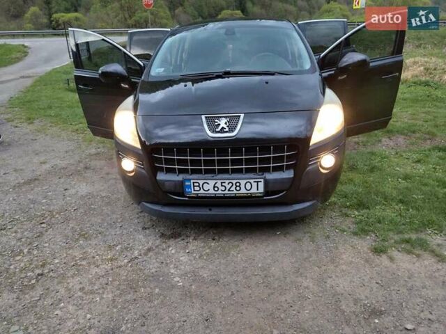 Черный Пежо 3008, объемом двигателя 2 л и пробегом 237 тыс. км за 10700 $, фото 7 на Automoto.ua