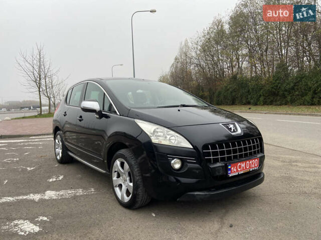 Черный Пежо 3008, объемом двигателя 1.6 л и пробегом 267 тыс. км за 7950 $, фото 1 на Automoto.ua