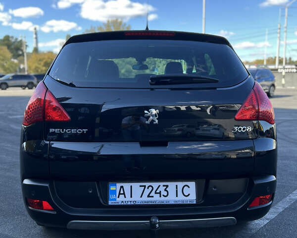 Чорний Пежо 3008, об'ємом двигуна 2 л та пробігом 239 тис. км за 8699 $, фото 4 на Automoto.ua