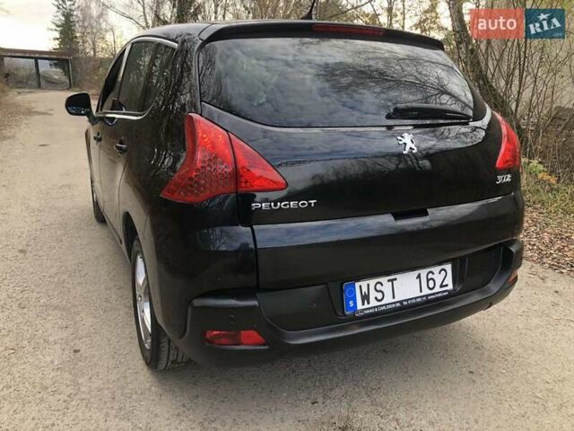Черный Пежо 3008, объемом двигателя 1.6 л и пробегом 249 тыс. км за 7500 $, фото 9 на Automoto.ua