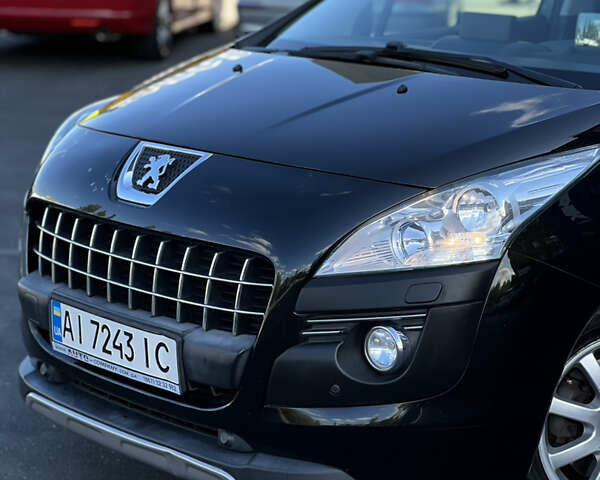 Чорний Пежо 3008, об'ємом двигуна 2 л та пробігом 239 тис. км за 8699 $, фото 1 на Automoto.ua