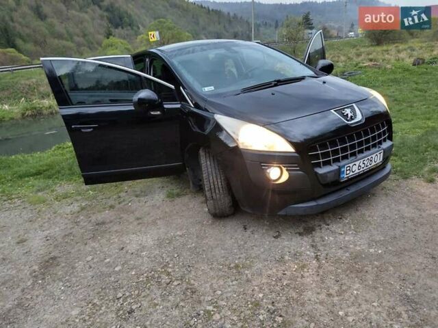 Черный Пежо 3008, объемом двигателя 2 л и пробегом 237 тыс. км за 10700 $, фото 9 на Automoto.ua