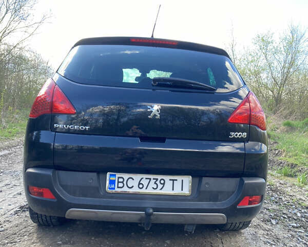 Чорний Пежо 3008, об'ємом двигуна 2 л та пробігом 185 тис. км за 8350 $, фото 5 на Automoto.ua