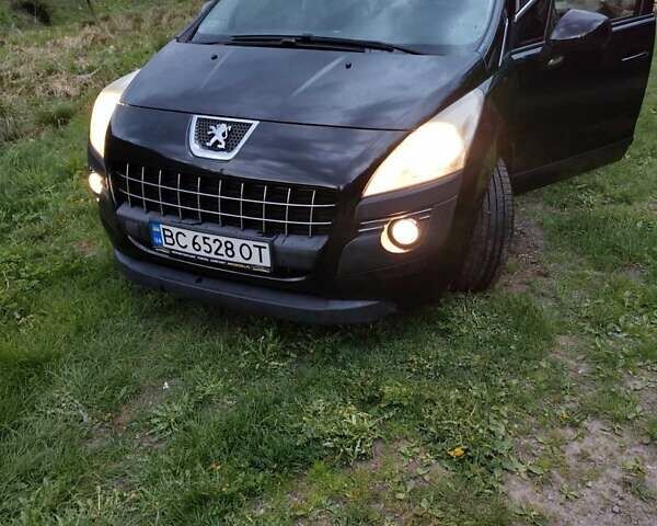 Черный Пежо 3008, объемом двигателя 2 л и пробегом 237 тыс. км за 10700 $, фото 5 на Automoto.ua