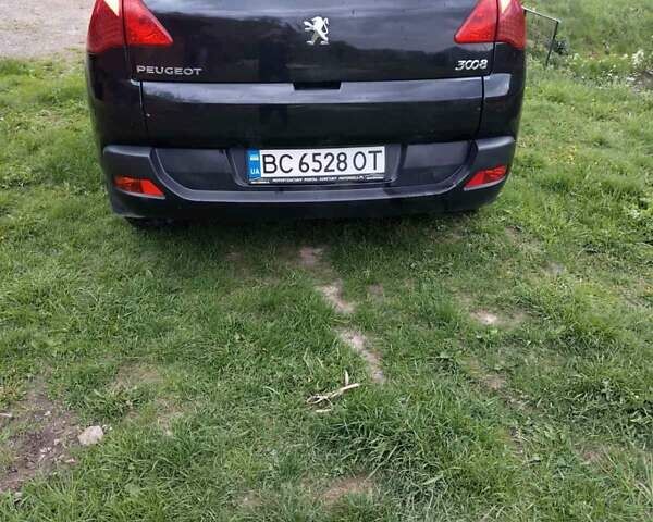 Черный Пежо 3008, объемом двигателя 2 л и пробегом 237 тыс. км за 10700 $, фото 1 на Automoto.ua
