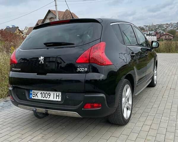 Черный Пежо 3008, объемом двигателя 2 л и пробегом 281 тыс. км за 8200 $, фото 5 на Automoto.ua