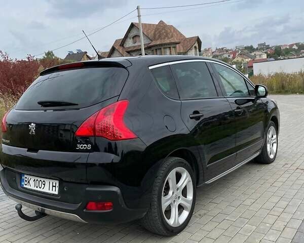 Черный Пежо 3008, объемом двигателя 2 л и пробегом 281 тыс. км за 8200 $, фото 1 на Automoto.ua
