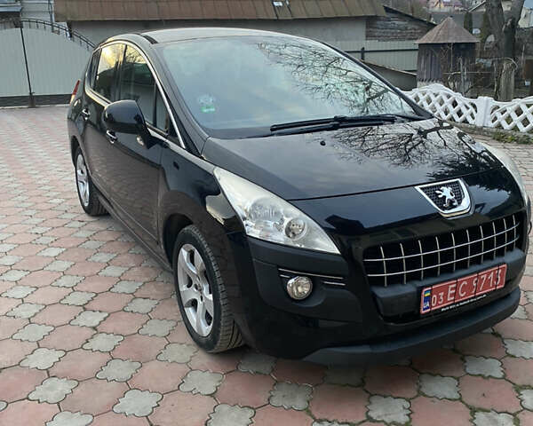 Чорний Пежо 3008, об'ємом двигуна 2 л та пробігом 236 тис. км за 9100 $, фото 1 на Automoto.ua