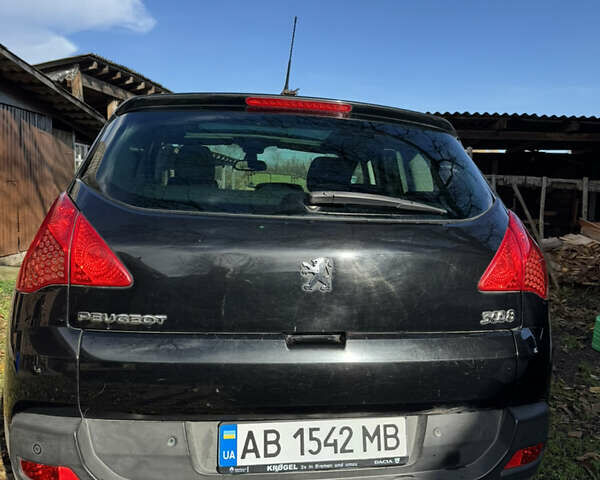 Черный Пежо 3008, объемом двигателя 1.6 л и пробегом 180 тыс. км за 7500 $, фото 1 на Automoto.ua