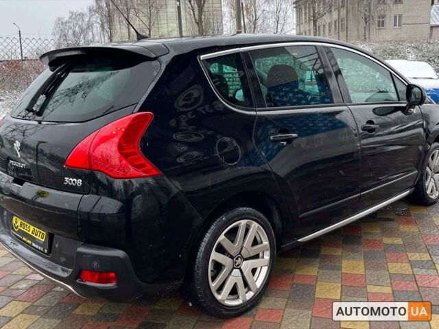 Черный Пежо 3008, объемом двигателя 2 л и пробегом 234 тыс. км за 9900 $, фото 6 на Automoto.ua