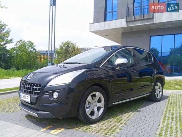 Черный Пежо 3008, объемом двигателя 1.56 л и пробегом 242 тыс. км за 8750 $, фото 1 на Automoto.ua