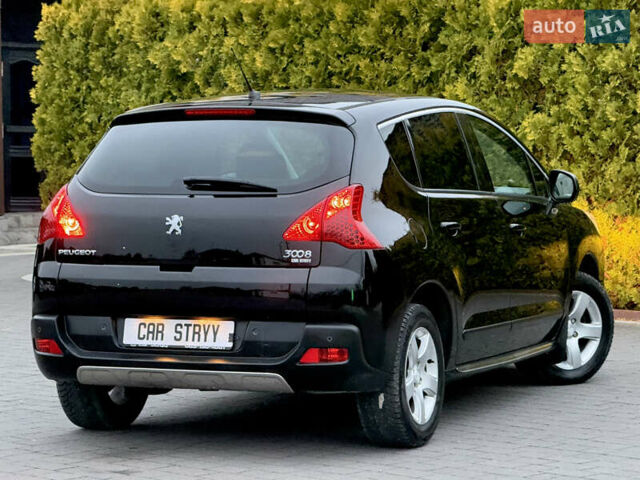 Черный Пежо 3008, объемом двигателя 1.6 л и пробегом 194 тыс. км за 9500 $, фото 2 на Automoto.ua
