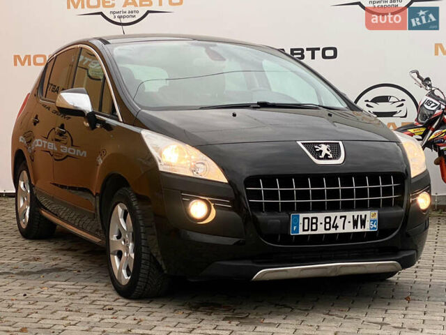 Черный Пежо 3008, объемом двигателя 1.6 л и пробегом 245 тыс. км за 9900 $, фото 2 на Automoto.ua