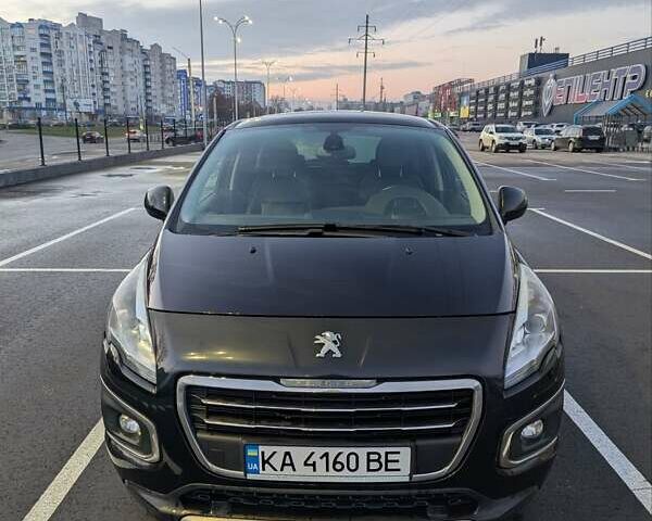 Черный Пежо 3008, объемом двигателя 1.56 л и пробегом 189 тыс. км за 9500 $, фото 2 на Automoto.ua
