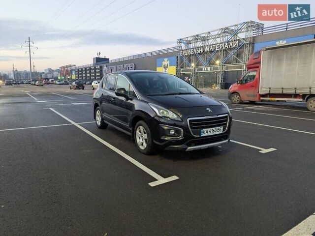 Черный Пежо 3008, объемом двигателя 1.56 л и пробегом 189 тыс. км за 9500 $, фото 1 на Automoto.ua