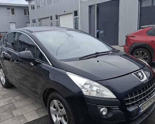 Черный Пежо 3008, объемом двигателя 1.56 л и пробегом 226 тыс. км за 5000 $, фото 2 на Automoto.ua