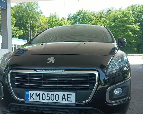 Черный Пежо 3008, объемом двигателя 1.6 л и пробегом 190 тыс. км за 10400 $, фото 10 на Automoto.ua