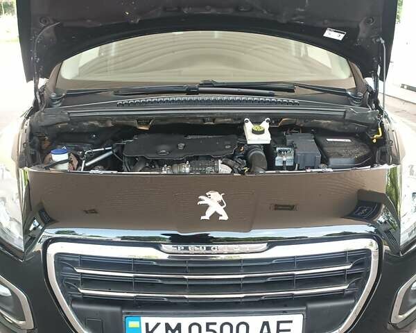 Черный Пежо 3008, объемом двигателя 1.6 л и пробегом 190 тыс. км за 10400 $, фото 16 на Automoto.ua