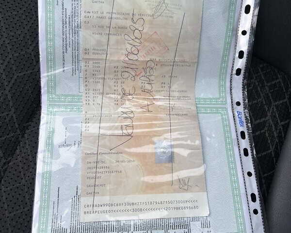 Чорний Пежо 3008, об'ємом двигуна 1.6 л та пробігом 249 тис. км за 12900 $, фото 46 на Automoto.ua