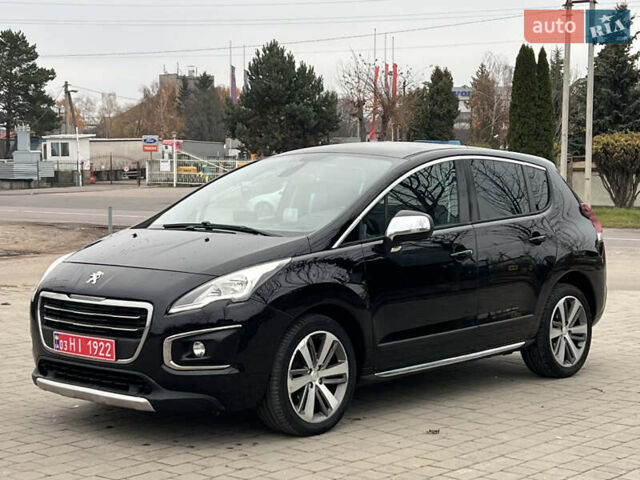 Черный Пежо 3008, объемом двигателя 1.6 л и пробегом 249 тыс. км за 12800 $, фото 1 на Automoto.ua
