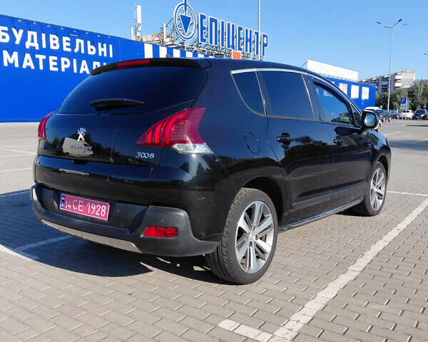 Черный Пежо 3008, объемом двигателя 1.6 л и пробегом 178 тыс. км за 12400 $, фото 10 на Automoto.ua