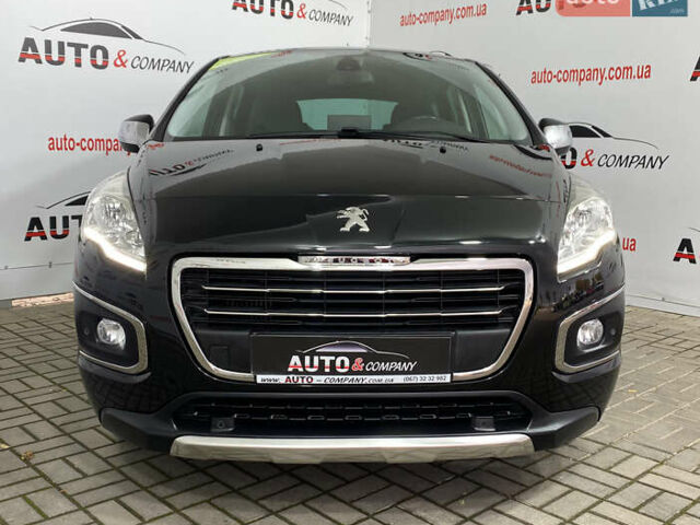 Черный Пежо 3008, объемом двигателя 1.6 л и пробегом 214 тыс. км за 12450 $, фото 1 на Automoto.ua