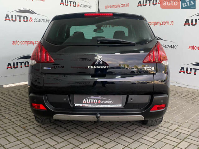 Черный Пежо 3008, объемом двигателя 1.6 л и пробегом 214 тыс. км за 12450 $, фото 3 на Automoto.ua