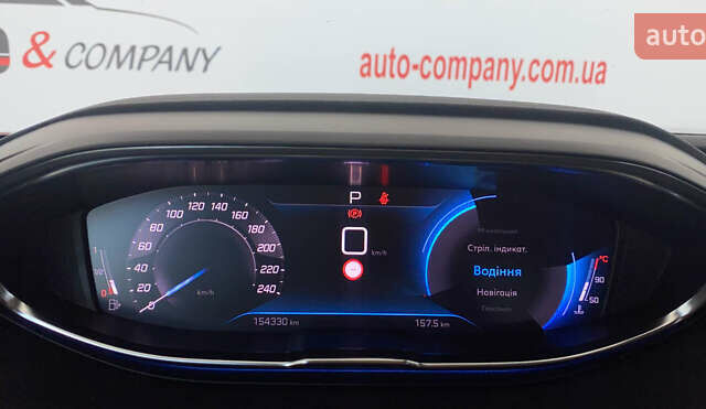 Черный Пежо 3008, объемом двигателя 1.5 л и пробегом 154 тыс. км за 23950 $, фото 22 на Automoto.ua