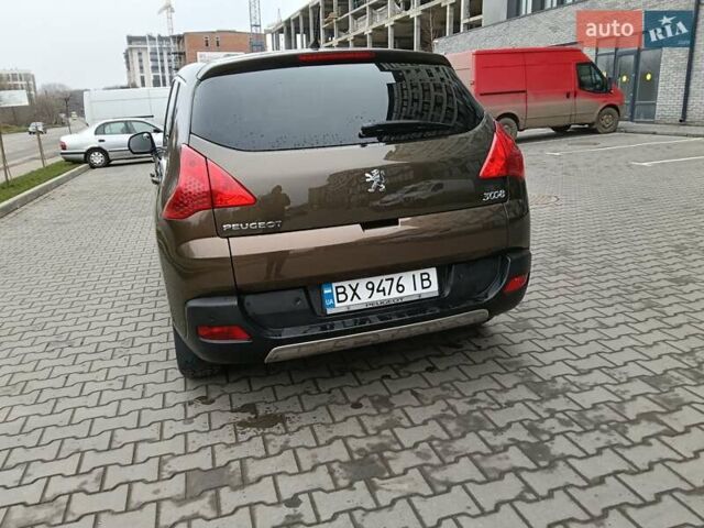 Коричневый Пежо 3008, объемом двигателя 1.56 л и пробегом 208 тыс. км за 8800 $, фото 6 на Automoto.ua