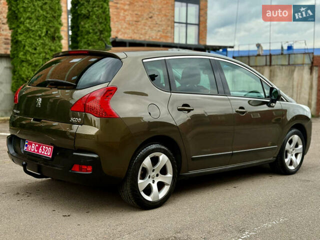 Коричневый Пежо 3008, объемом двигателя 1.6 л и пробегом 165 тыс. км за 6999 $, фото 6 на Automoto.ua