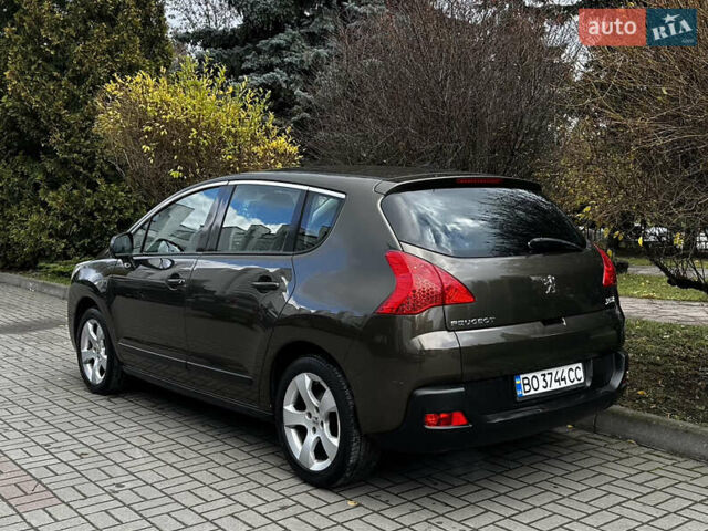 Коричневый Пежо 3008, объемом двигателя 1.6 л и пробегом 250 тыс. км за 8199 $, фото 9 на Automoto.ua