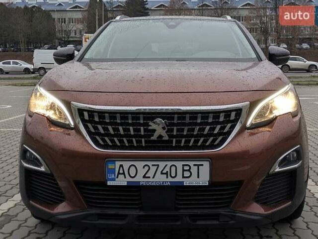 Коричневый Пежо 3008, объемом двигателя 1.6 л и пробегом 123 тыс. км за 16400 $, фото 1 на Automoto.ua