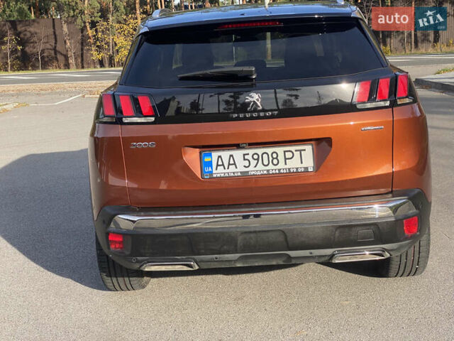 Коричневый Пежо 3008, объемом двигателя 2 л и пробегом 157 тыс. км за 22999 $, фото 2 на Automoto.ua
