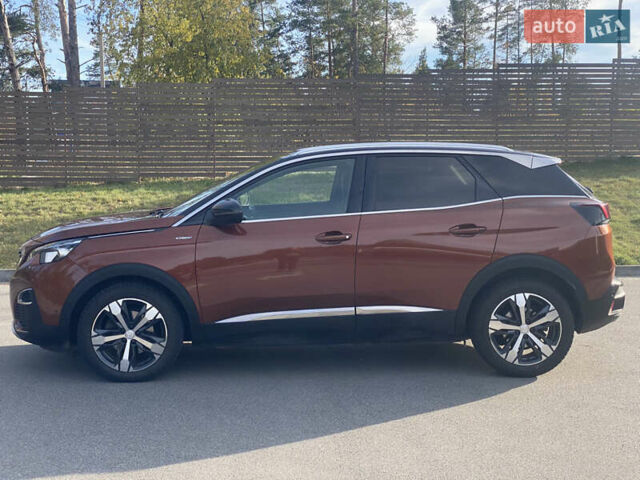 Коричневый Пежо 3008, объемом двигателя 2 л и пробегом 157 тыс. км за 22999 $, фото 1 на Automoto.ua