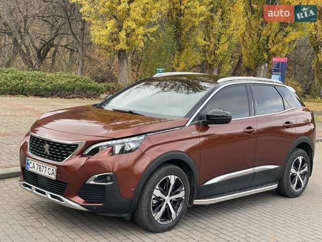 Коричневый Пежо 3008, объемом двигателя 1.56 л и пробегом 173 тыс. км за 18500 $, фото 1 на Automoto.ua