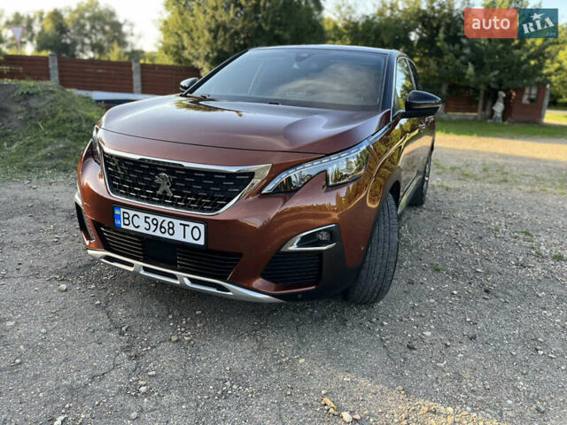 Коричневый Пежо 3008, объемом двигателя 1.56 л и пробегом 123 тыс. км за 17700 $, фото 1 на Automoto.ua