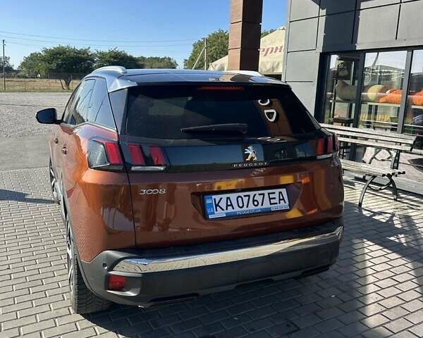 Коричневый Пежо 3008, объемом двигателя 2 л и пробегом 130 тыс. км за 22500 $, фото 2 на Automoto.ua